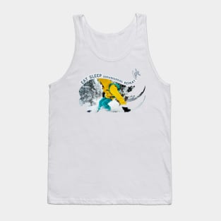 Eat Sleep Snowboarding Repeat Tank Top